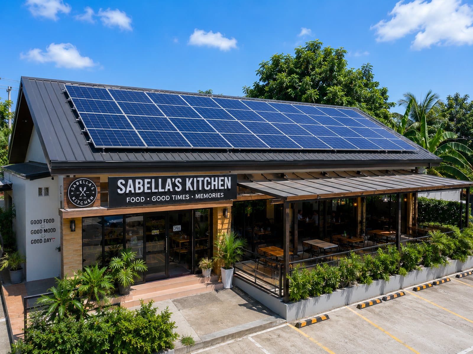 Restaurant Solar Installation project in Food Business